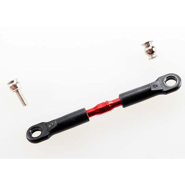Traxxas Biellette alu de carrossage avant 39 mm anodisées rouge+ rotules (1) 3737