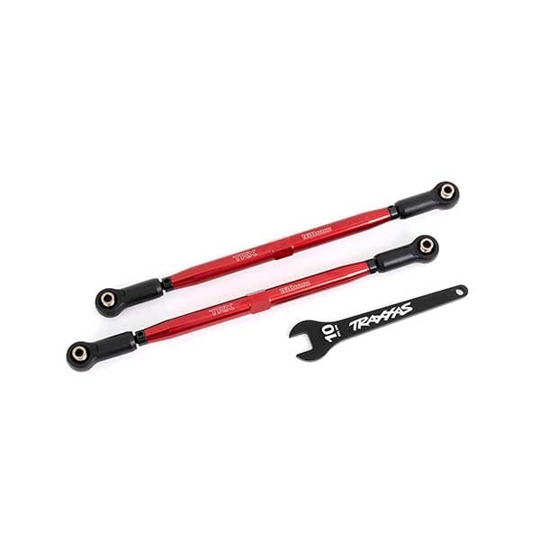 Traxxas Biellettes alu 7075-t6 anodisees rouges (2) X-Maxx WideMaxx 7897R – Image 1