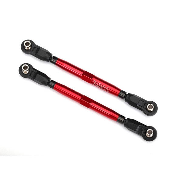 Traxxas Biellettes avant anodisées rouges (2) 8547R