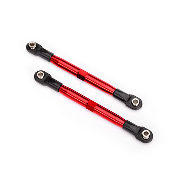 Traxxas Biellettes avant ou arrière alu anodisées rouges (2) – 87 mm 6742R