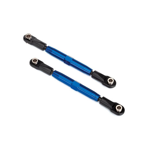 Traxxas Biellettes de carrossage arrière alu 73 mm anodisées bleues (2) 3644X