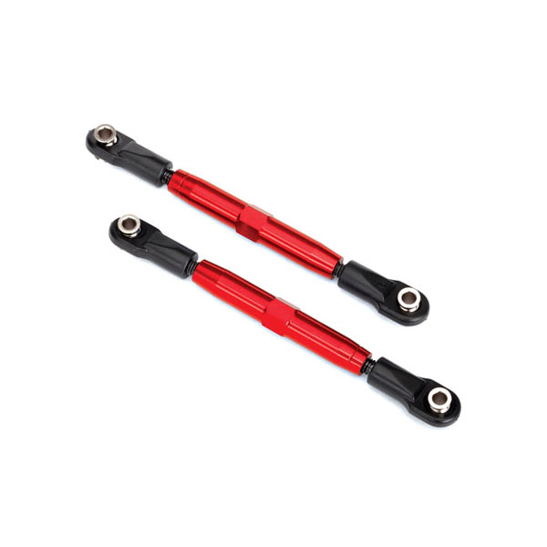 Traxxas Biellettes de carrossage arrière alu 73 mm anodisées rouges (2) 3644R