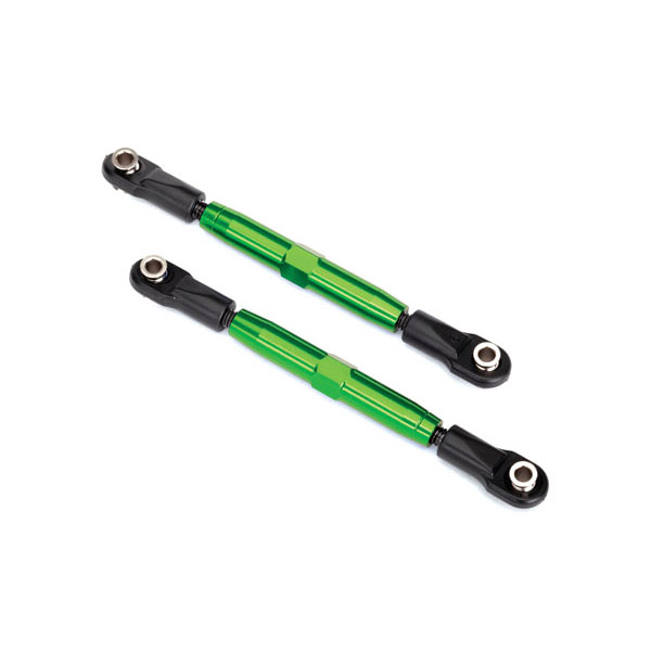 Traxxas Biellettes de carrossage arrière alu 73 mm anodisées vertes (2) 3644G