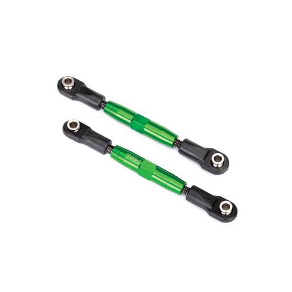 Traxxas Biellettes de carrossage avant alu 83 mm anodisées vertes (2) 3643G