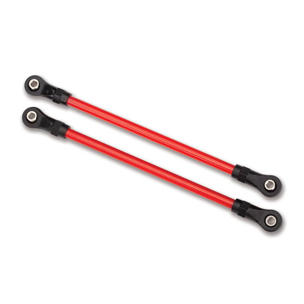 Traxxas Biellettes de suspension arrière inférieur acier rouge (2) 8145R