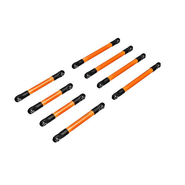Traxxas Biellettes de suspension avant/arrière alu anodisées oranges – TRX-4M 9749-ORNG