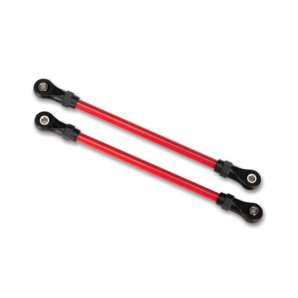 Traxxas Biellettes de suspension avant inférieur acier rouge (2) 8143R