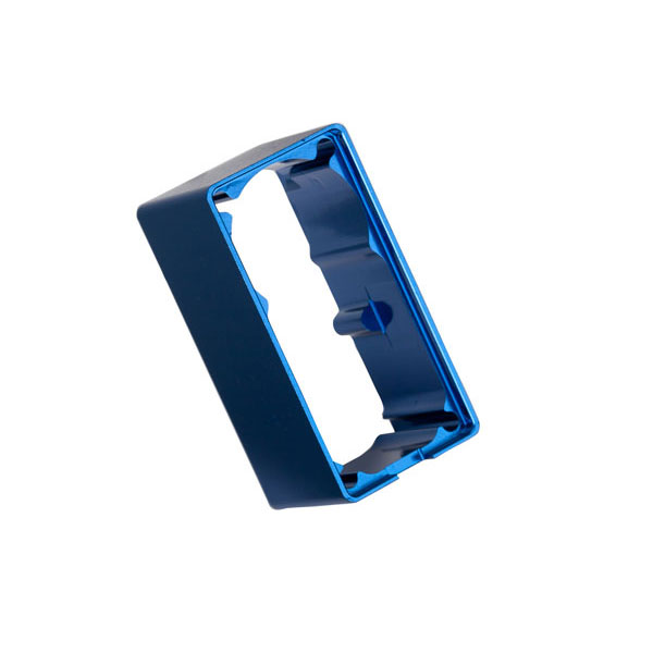 Traxxas Boîtier de servo alu anodisé bleu (pour servo 2250) 2254