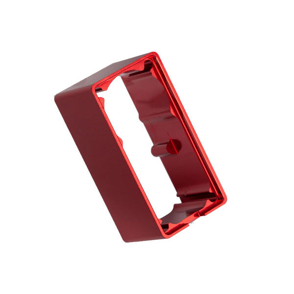 Traxxas Boîtier de servo alu anodisé rouge (pour servo 2255) 2253