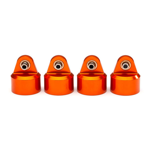 Traxxas Bouchons d’amortisseur GT-Maxx alu anodises orange (x4) 8964T – Image 1