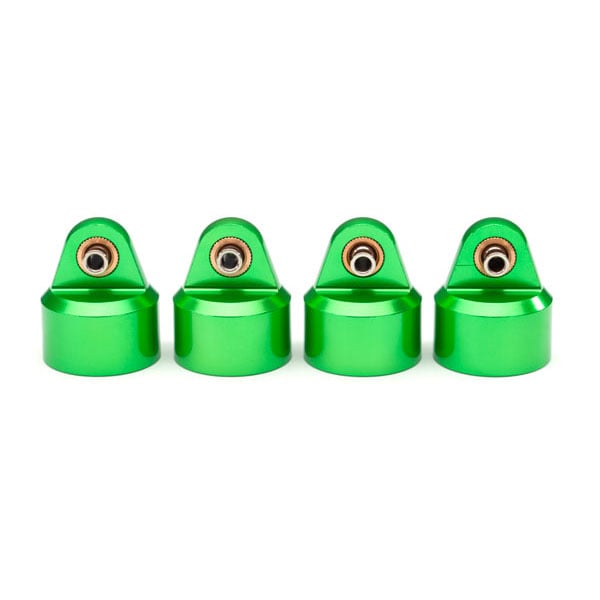Traxxas Bouchons d’amortisseur GT-Maxx alu anodises vert (x4) 8964G – Image 1