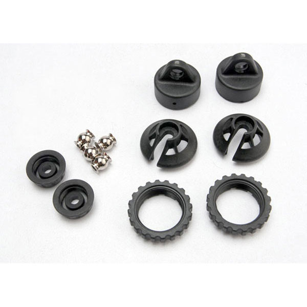 Traxxas Bouchons d’amortisseurs + molettes + coupelles + billes (2) 5465