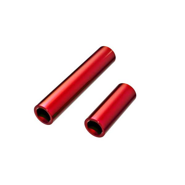 Traxxas Cardans central avant/arrière anodisés rouges – TRX-4M 9752-RED