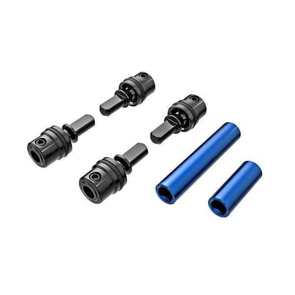 Traxxas Cardans central complet avant/arrière anodisés bleus – TRX-4M 9751-BLUE