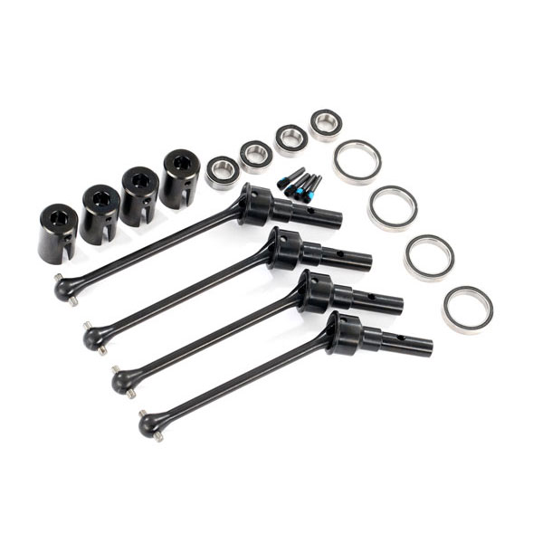 Traxxas Cardans de roues acier assembles avant / arriere (4) (necessite 8654) 8950X – Image 1