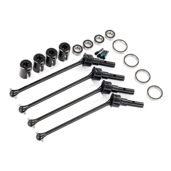 Traxxas Cardans de roues acier assemblés large av / ar (4) (necessite 8654) 8996X