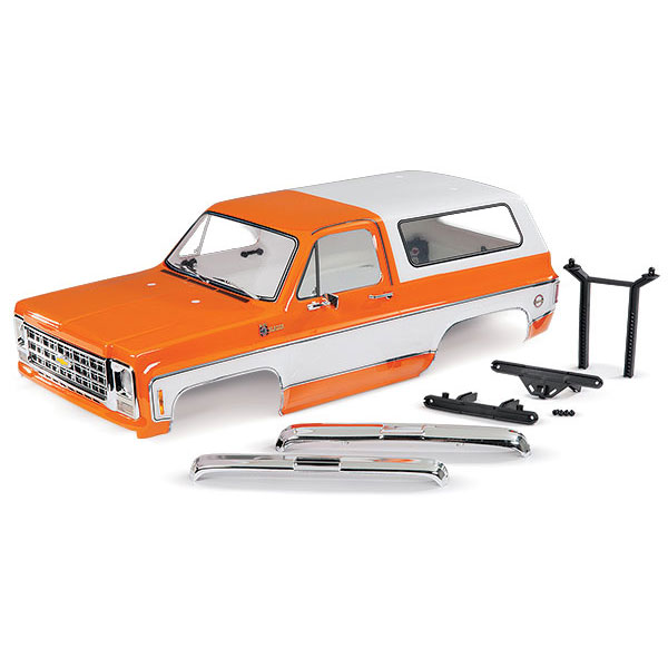 Traxxas Carrosserie complète Chevrolet Blazer orange peinte et décorée 8130X
