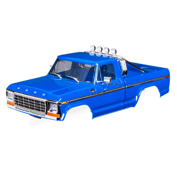 Traxxas Carrosserie complète Ford F150 truck (1979) bleu – trx4-m 9812-BLUE