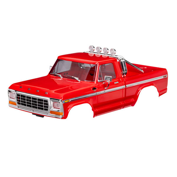 Traxxas Carrosserie complète Ford F150 truck (1979) rouge – trx4-m 9812-RED