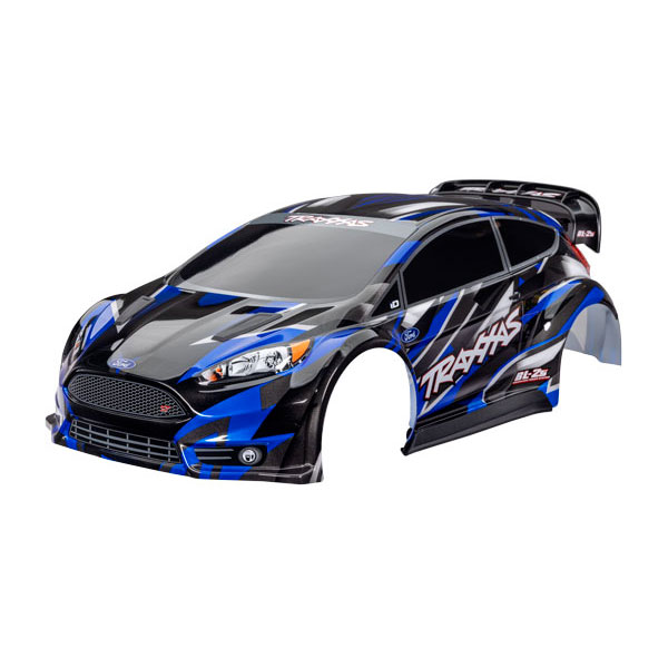 Traxxas Carrosserie complète Ford Fiesta ST rally – bleue 7418-BLUE