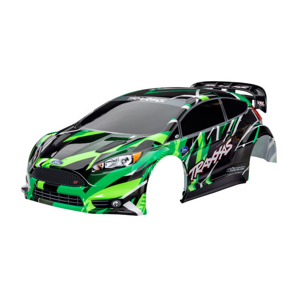 Traxxas Carrosserie complète Ford Fiesta ST rally VXL – verte 7427-GRN