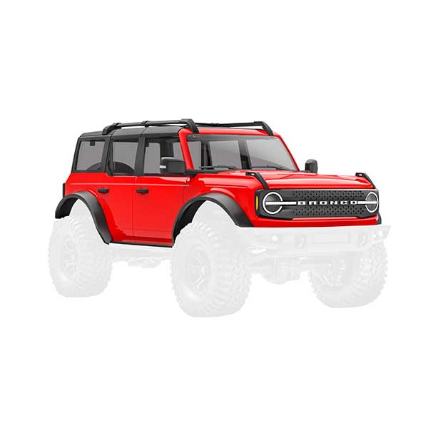 Traxxas Carrosserie Ford Bronco rouge – 1/18 9711-RED
