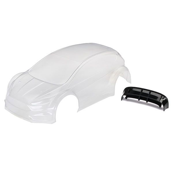 Traxxas Carrosserie Ford Fiesta ST rally transparente + autocollants 7412