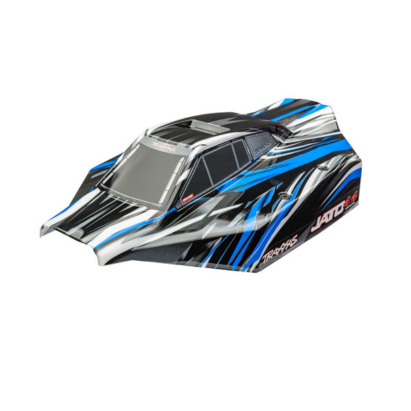 Traxxas Carrosserie Jato 4x4 peinte et décorée bleue 9018-BLUE
