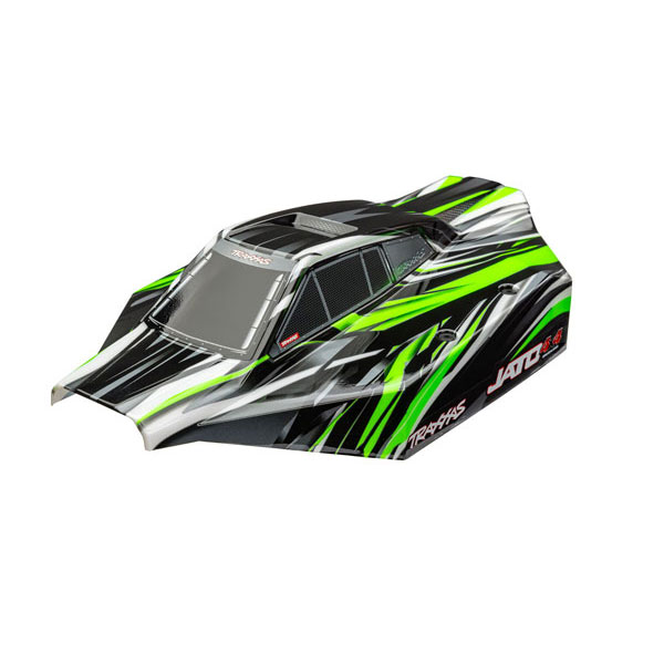 Traxxas Carrosserie Jato 4x4 peinte et décorée verte 9018-GRN