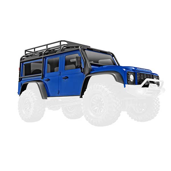 Traxxas Carrosserie Land Rover Defender bleue – 1/18 9712-BLUE