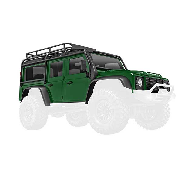 Traxxas Carrosserie Land Rover Defender verte – 1/18 9712-GRN