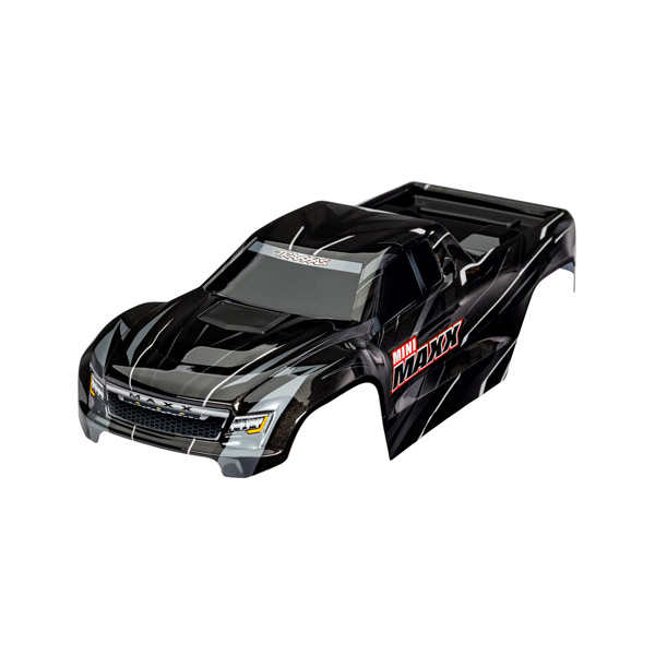 Traxxas Carrosserie Mini Maxx peinte et décorée noire 10711-BLK