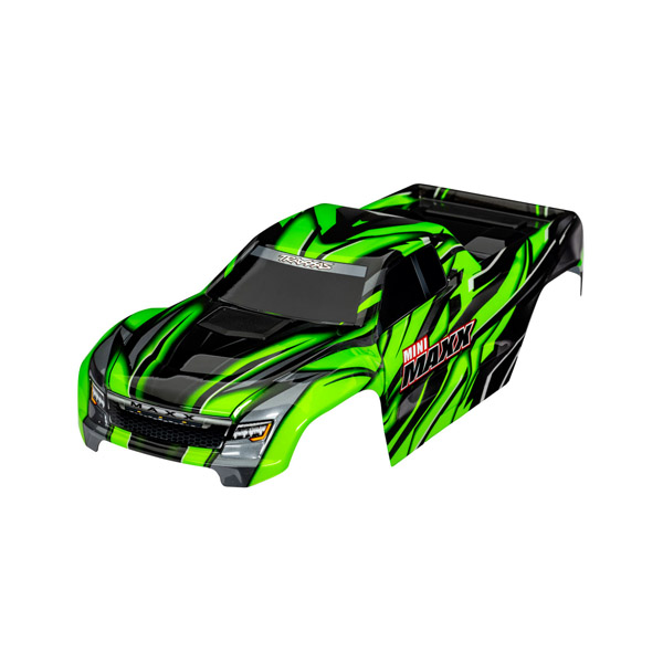 Traxxas Carrosserie Mini Maxx peinte et décorée verte 10711-GRN
