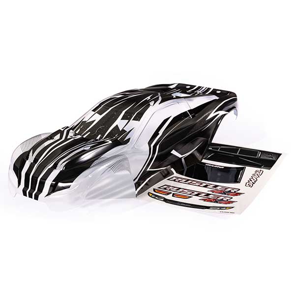 Traxxas Carrosserie Rustler 4x4 prographix semi-décorée 6734L