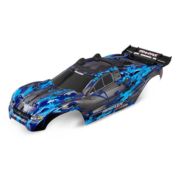 Traxxas Carrosserie Rustler 4x4 VXL peinte et décorée grise 6717X