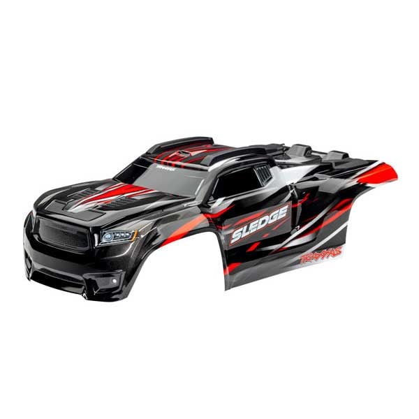 Traxxas Carrosserie Sledge peinte et decoree rouge 9511R – Image 1