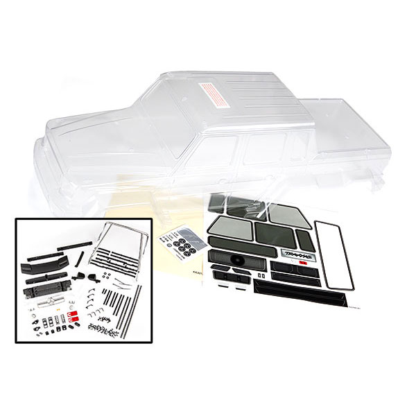 Traxxas Carrosserie transparente Mercedes benz classe G63 + autocollants 8825