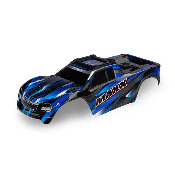 Traxxas Carrosserie WideMaxx peinte et décorée bleue 8918A