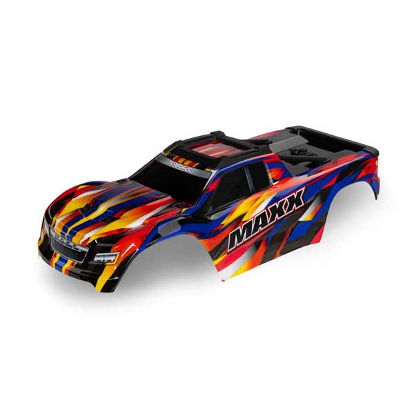 Traxxas Carrosserie WideMaxx peinte et décorée jaune 8918P