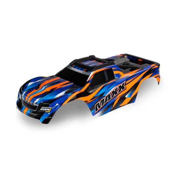 Traxxas Carrosserie WideMaxx peinte et décorée orange 8918T