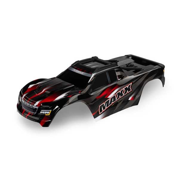 Traxxas Carrosserie WideMaxx peinte et décorée rouge 8918R