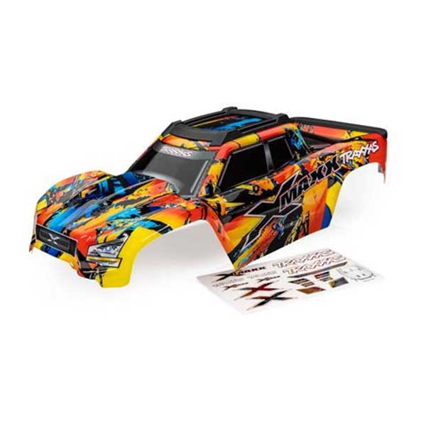 Traxxas Carrosserie X-Maxx solar flare peinte et decoree 7811X – Image 1