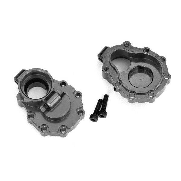 Traxxas Carter d’entrainement alu anodisé gris arrière gauche / droit 8253A