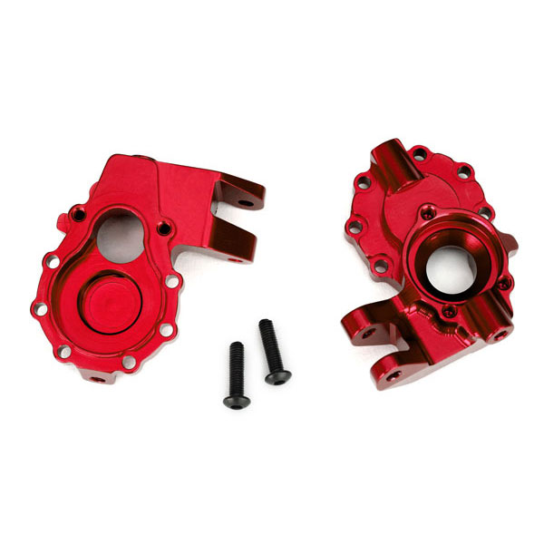 Traxxas Carter d’entrainement alu anodisé rouge avant gauche / droit 8252R