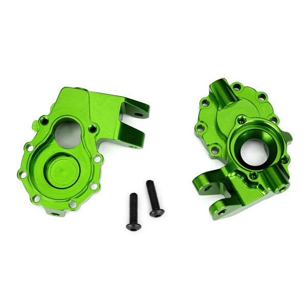 Traxxas Carter d’entrainement alu anodisé vert avant gauche / droit 8252G