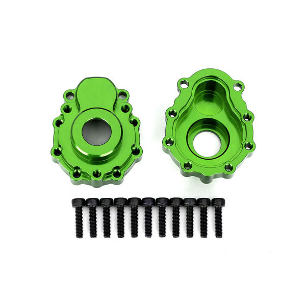 Traxxas Carter exterieur alu anodisé vert avant / arrière 8251G