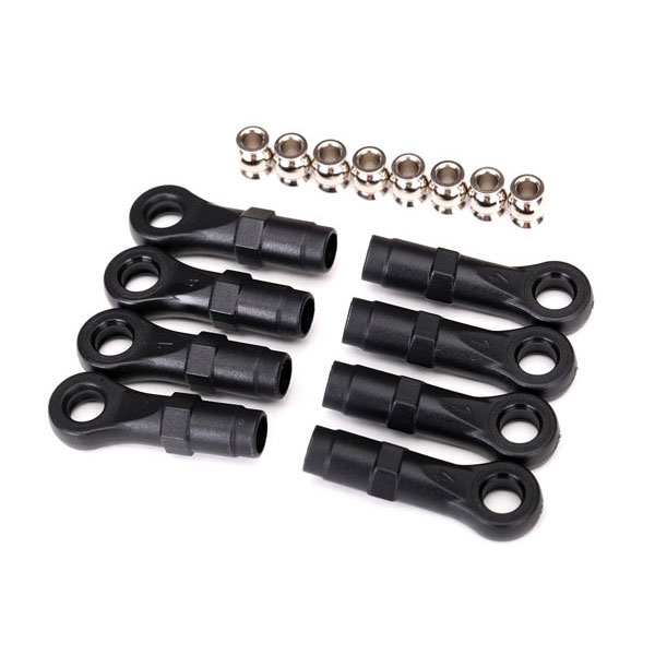 Traxxas Chapes (standard x4, inclinees x4) + billes x8 (pour châssis long) 8149