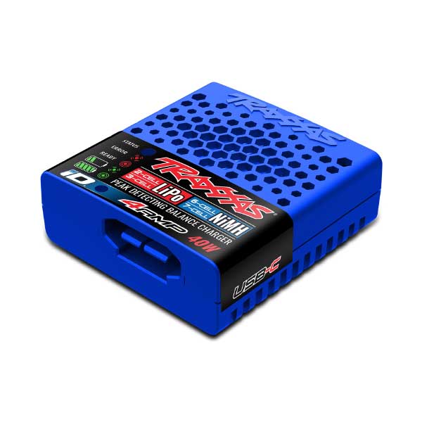 Traxxas Chargeur ez-peak USB-c 40w NiMH/LiPo prise Traxxas 2985