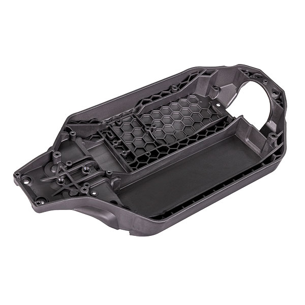 Traxxas Châssis Rustler 4x4 gris anthracite 6723X