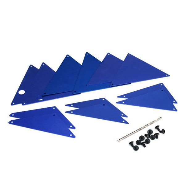 Traxxas Châssis tubulaire, panneaux interieurs – bleu 8434X